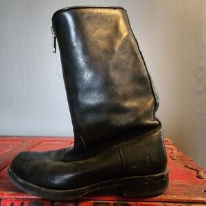 Black Frye moto boots size 9